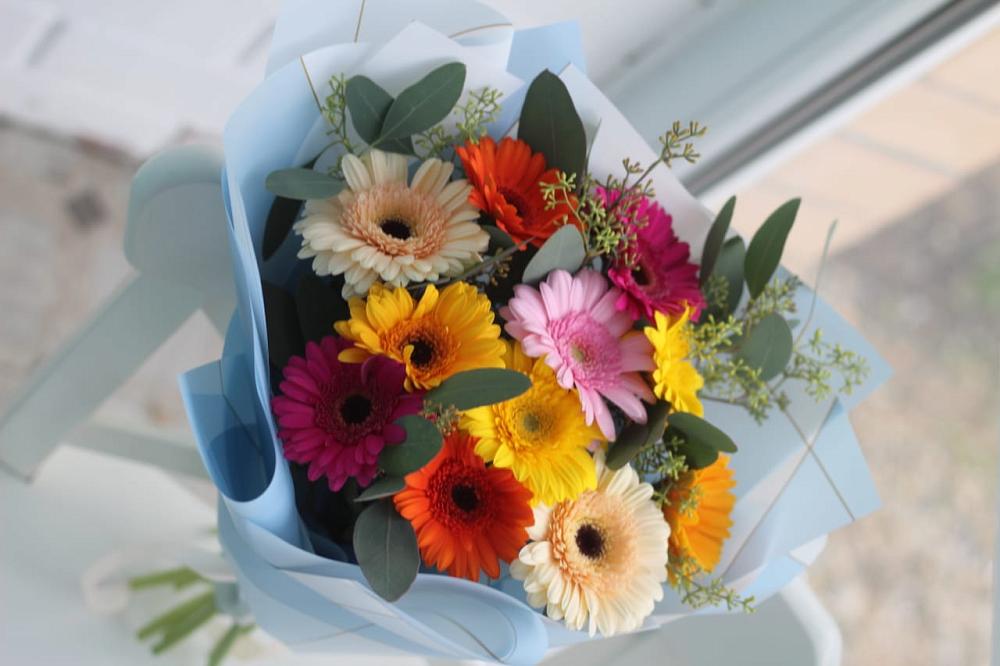 Букет цветов из: Герберы в Княгинино