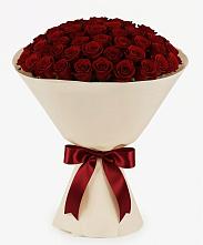 Букет 101 Бордовая роза Блэк Бакарра в Княгинино