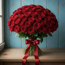Букет Красные розы Блэк Меджик в Княгинино