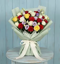 Букет цветов из:  Розы в Княгинино