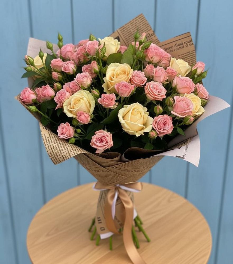 Букет цветов из: Розы в Княгинино