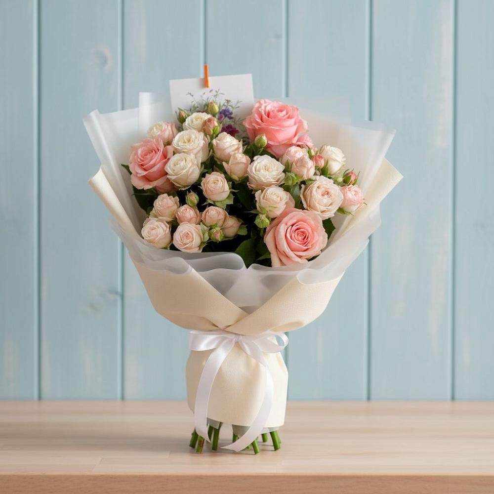 Букет цветов из: Розы в Княгинино