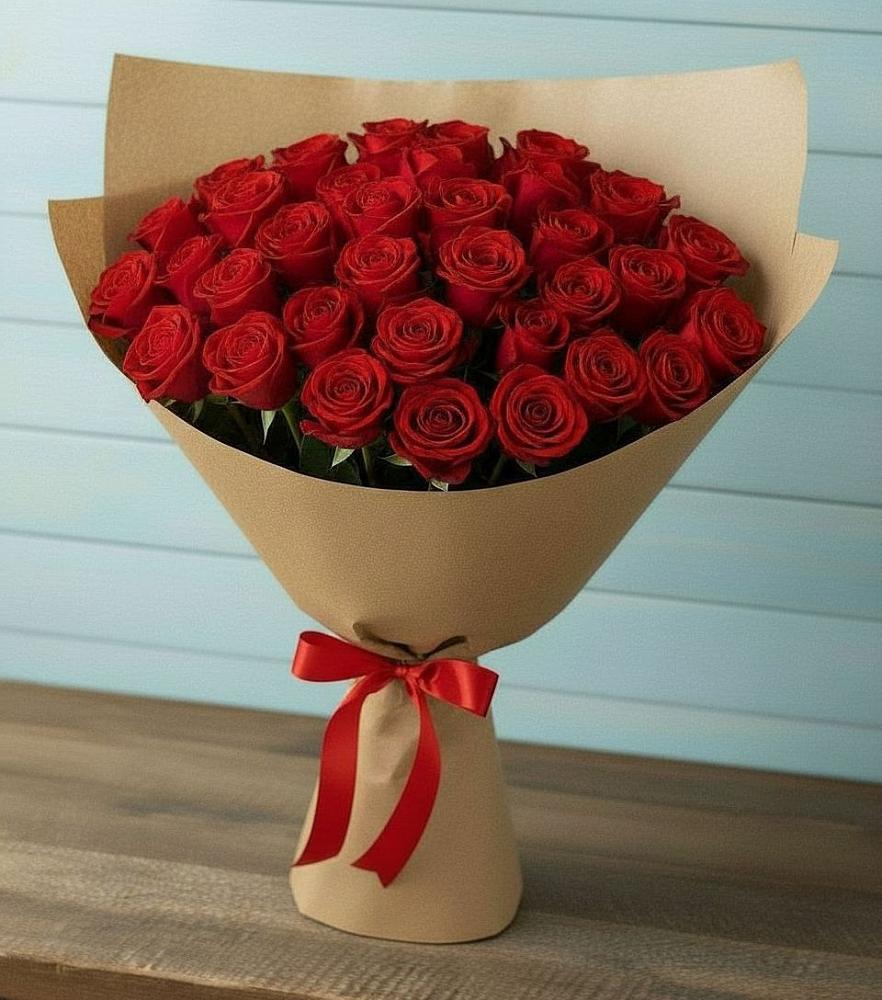 Букет Красные розы Милано в Княгинино