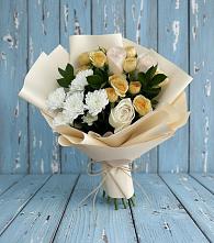 Букет цветов из:  Розы и Хризантемы в Княгинино