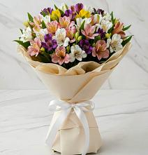 Букет цветов из:  Альстромерии в Княгинино