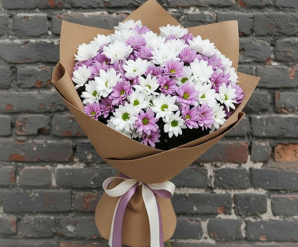 Букет цветов из: Хризантемы в Княгинино