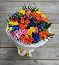 Букет цветов из:  Розы и Хризантемы в Княгинино