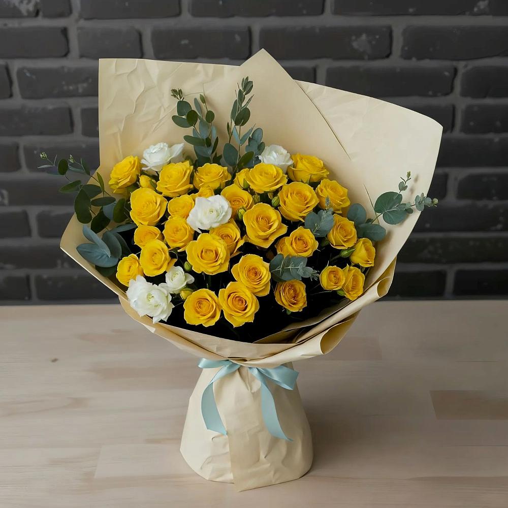 Букет цветов из: Розы в Княгинино