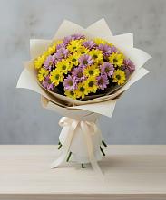 Букет цветов из:  Хризантемы в Княгинино