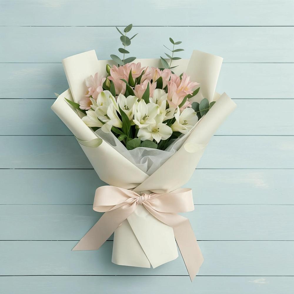 Букет цветов из: Альстромерии в Княгинино