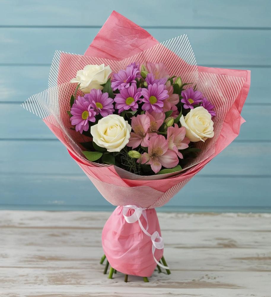 Букет цветов из: Герберы в Княгинино