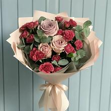 Букет цветов из:  Гвоздики и Розы в Княгинино