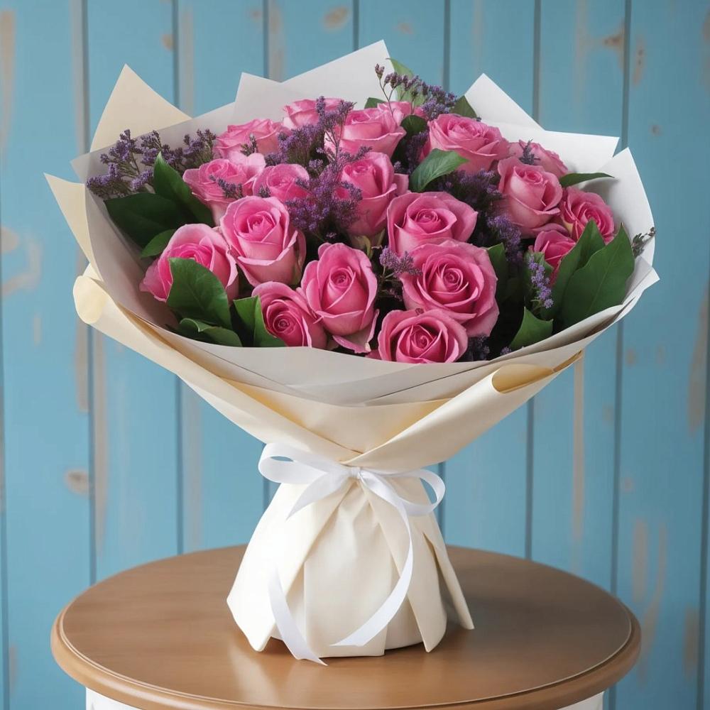 Букет цветов из: Розы в Княгинино