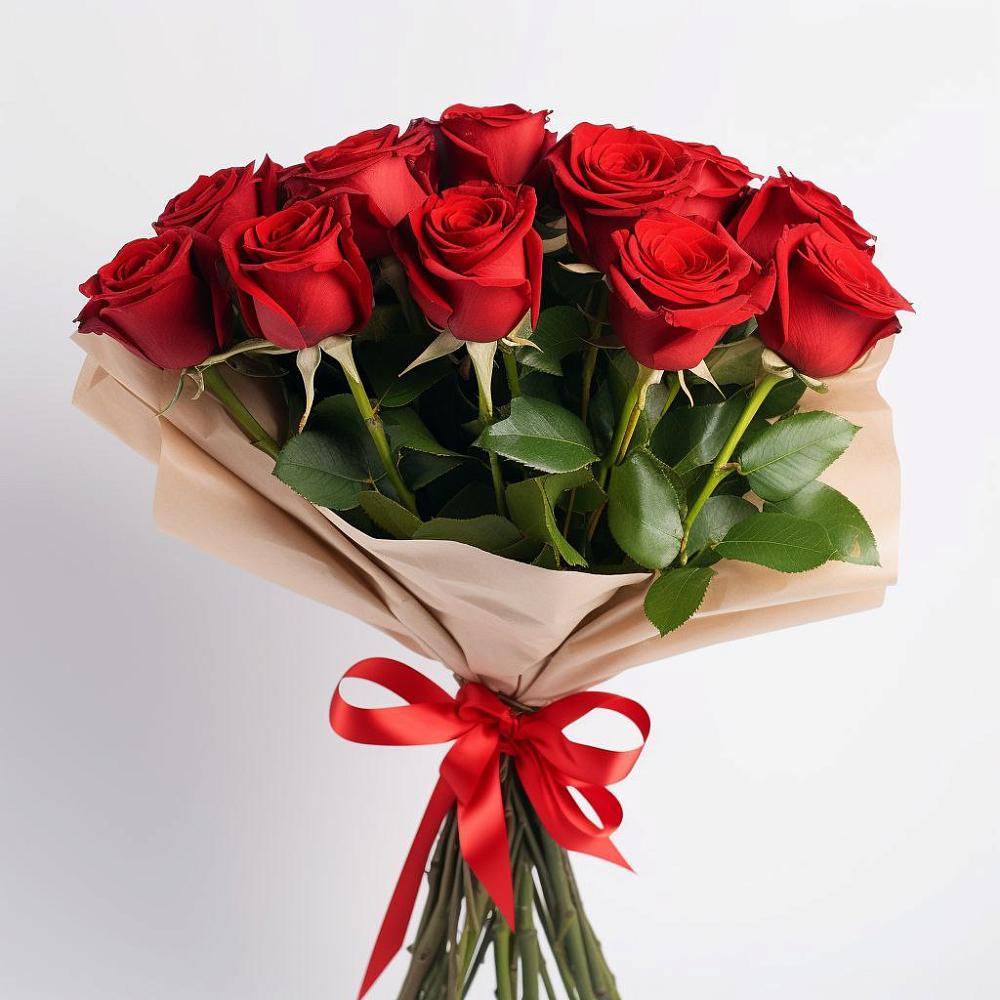 Букет 11 Красных роз Эдлесс Лав в Княгинино
