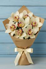 Букет цветов из:  Орхидеи и Розы в Княгинино